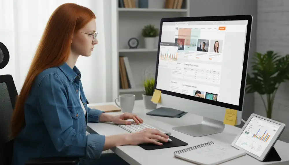 Marketer Tweaking Her Offer Page